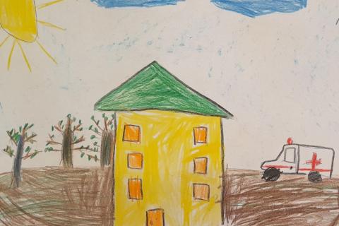 рисунок Больница