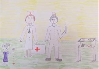 Рисунок участника конкурса 2023 года